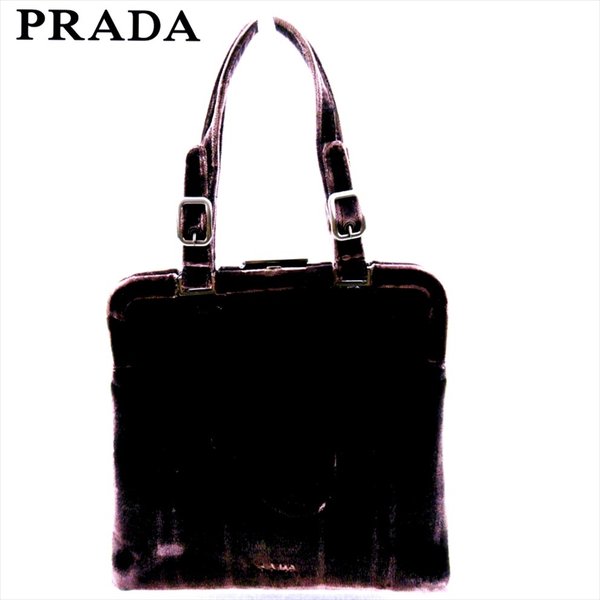 極美品 PRADA 2 ハンドバッグ がま口 レザー 白タグ パープル 手提げ 楽天市場】prada がま口 バッグの通販
