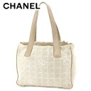 シャネル CHANEL トートバッグ ニュートラベルライン ニュートラベルライントートMM ベージュ レディース 中古