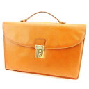 プラダ PRADA ビジネスバッグ ブラウン レディース 中古