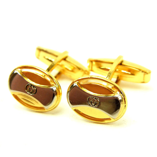 【楽天スーパーSALE★最大50%OFF】グッチ GUCCI カフス ダブルG ゴールド×シルバー レディース 中古 ブランド ハイブランド ヴィンテージ