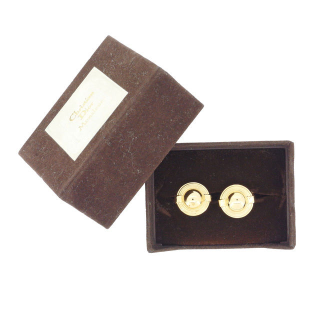 【楽天スーパーSALE★最大50%OFF】クリスチャンディオール Christian Dior カフス ラウンドフォルム ゴールド レディース 中古 ブランド ...