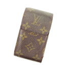 【秋Sale】ルイ・ヴィトン LOUIS VUITTON シガレットケース モノグラム エテュイシガレット ブラウン レディース 中古
