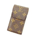 【秋Sale】ルイ・ヴィトン LOUIS VUITTON シガレットケース モノグラム エテュイシガレット ブラウン レディース 中古
