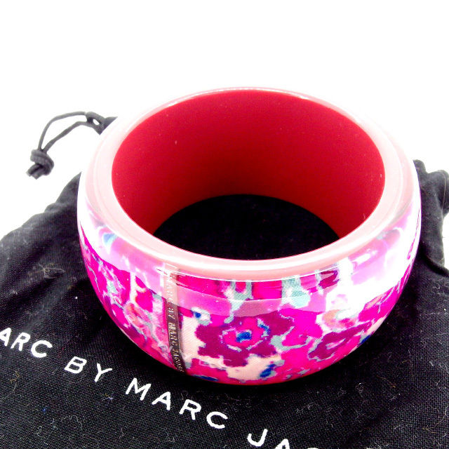 【楽天スーパーSALE★最大50%OFF】マークジェイコブス MARC JACOBS バングル 花柄 ピンク レディース 中古 ブランド ハイブランド ヴィンテ...