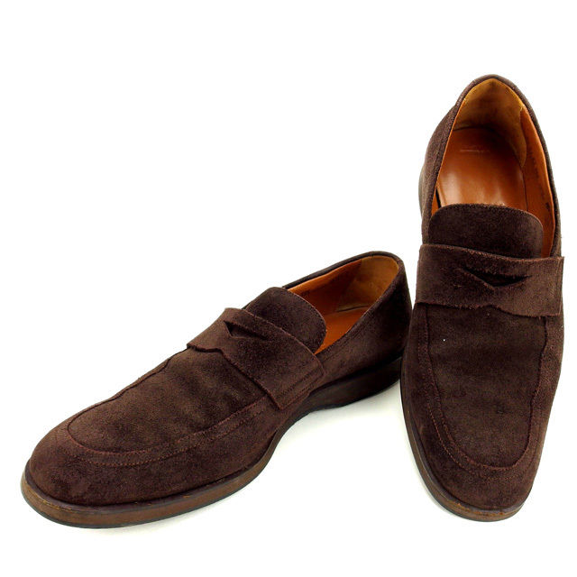 【ブラックフライデー30%OFFクーポン】バリー BALLY ローファー ブラウン レディース 中古 ブランド ハイブランド ヴィンテージ