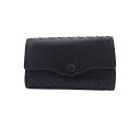 【楽天スーパーSALE10%OFF】ボッテガヴェネタ BOTTEGAVENETA キーケース イントレチャート ブラック レディース 中古 t23346_ss