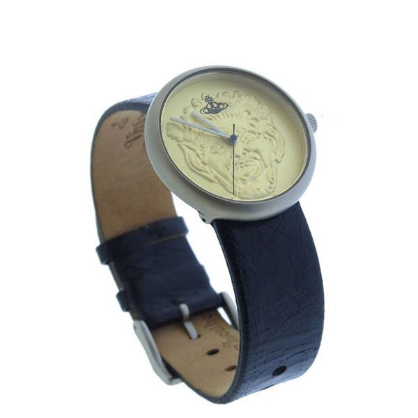 【ブラックフライデー30％OFFクーポン】ヴィヴィアンウエストウッド 腕時計 オーブ ラウンドフェイス ゴールド×シルバー×ブラック レディース 中古 Vivienne Westwood ブランド ハイブランド ヴィンテージ