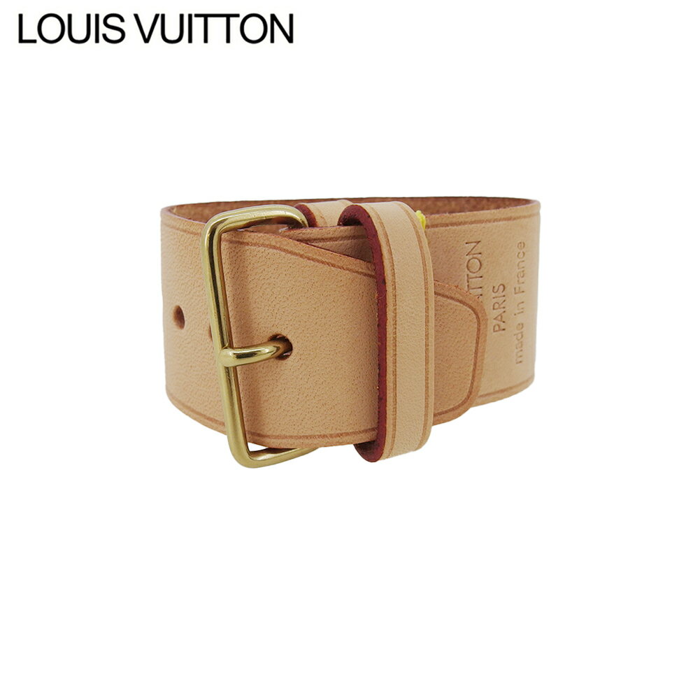 【スプリングセール】【中古】 ルイ ヴィトン ハンドルホルダー ポワニエ ベージュ ヌメ革 LOUIS VUITTON L4146