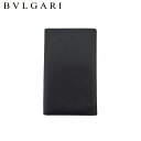 【スプリングセール】【中古】 ブルガリ 長札入れ 札入れ メンズ クラシコ ブラック レザー BVLGARI T22599(4)