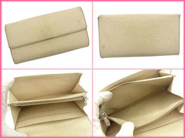 【中古】 ルイヴィトン 長財布 ポルトフォイユ・サラ エピ イヴォワール(ホワイト) Louis Vuitton 長サイフ サイフ 収納 ブランドブランド財布 ユニセックス 小物 人気 贈り物 迅速発送 在庫処分 男性 女性 良品 春 1点物 【送料無料】 E088