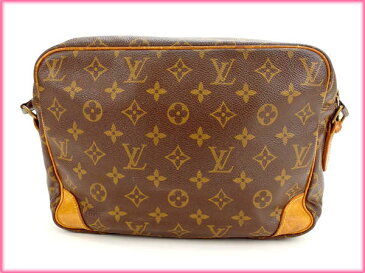 【中古】 ルイヴィトン ショルダーバッグ 斜めがけショルダー ナイル モノグラム ブラウン モノグラムキャンバス Louis Vuitton バッグ バック 肩掛け 収納 ブランド ブランドバッグ 人気 贈り物 迅速発送 在庫処分 男性 女性 良品 夏 1点物 【送料無料】 T11438