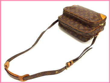 【中古】 ルイヴィトン ショルダーバッグ 斜めがけショルダー ナイル モノグラム ブラウン モノグラムキャンバス Louis Vuitton バッグ バック 肩掛け 収納 ブランド ブランドバッグ 人気 贈り物 迅速発送 在庫処分 男性 女性 良品 夏 1点物 【送料無料】 T11438