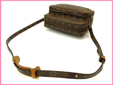 【中古】 ルイヴィトン ショルダーバッグ 斜めがけショルダー ナイル モノグラム ブラウン モノグラムキャンバス Louis Vuitton バッグ バック 肩掛け 収納 ブランド ブランドバッグ 人気 贈り物 迅速発送 在庫処分 男性 女性 良品 夏 1点物 【送料無料】 T11520