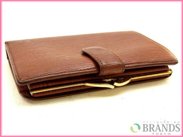 【中古】 ルイヴィトン 二つ折り財布 がま口 ポルトフォイユ・ヴィエノワ エピ ケニアブラウン Louis Vuitton 【ルイ・ヴィトン】 T13932 .