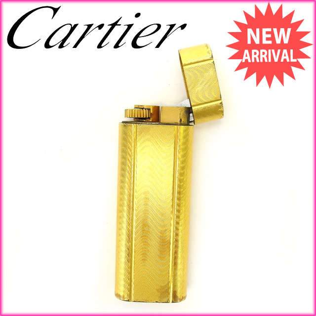 【スプリングセール30％OFF】カルティエ ライター ゴールドゴールド Cartier レディース プレゼント 贈り物 オシャレ 大人 ファッション 【カルティエ】 T14900 【中古】