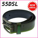 【スプリングセール】55DSL ベルト ファッションアイテム ♯75 30 ロゴ グリーン系 ディーゼル レディース プレゼント 贈り物 オシャレ 大人 ファッ...