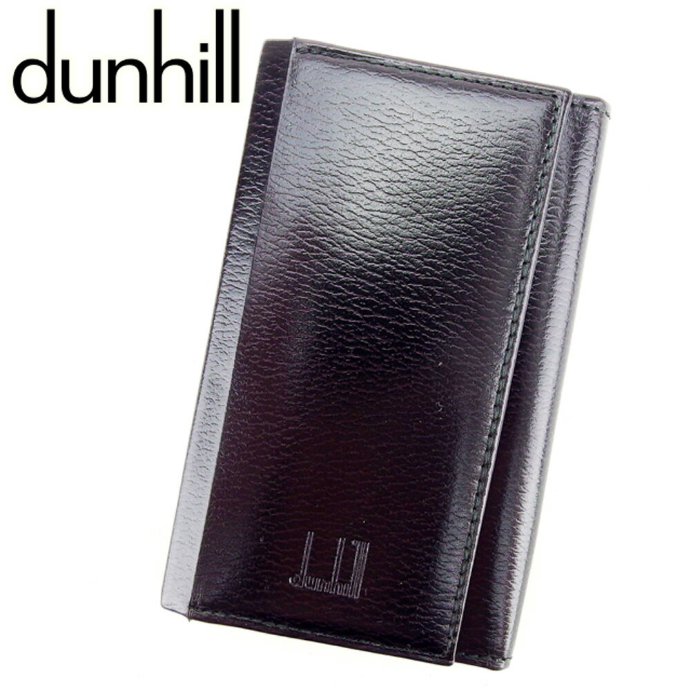 【スプリングセール30％OFF】ダンヒル キーケース 6連キーケース ブラック レザーdunhill レディース プレゼント 贈り物 オシャレ 大人 ファッション 【ダンヒル】 D1848 【中古】