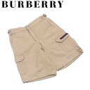 【春の大感謝祭 30％OFF】バーバリー パンツ ワークポケット ♯110A ハーフ ベージュ シルバー系 コットン綿100％ BURBERRY 【バーバリー】 H767S 【中古】