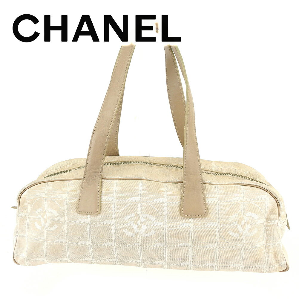 【スプリングセール30％OFF】シャネル ハンドバッグ ミニボストンバッグ ニュートラベルライン ベージュ PVC×レザー CHANEL 【シャネル】 T6660S 【中古】