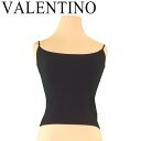 【スプリングセール】ヴァレンティノ キャミソール インナー ♯Sサイズ ショート丈 ブラック ウールWO 80%ナイロンNY 20%VALENTINO レディー...