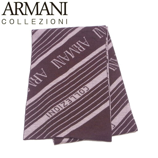 【スプリングセール】アルマーニ コレツィオーニ マフラー 斜めストライプ メンズ ロゴ ブラウン ベージュ ARMANI COLLEZIONI 【アルマーニ コレツィオーニ】 Q643S 【中古】 【スプリングセール】アルマーニ コレツィオーニ マフラー 斜めストライプ メンズ ロゴ ブラウン ベージュ ARMANI COLLEZIONI 【アルマーニ コレツィオーニ】 Q643S 【中古】