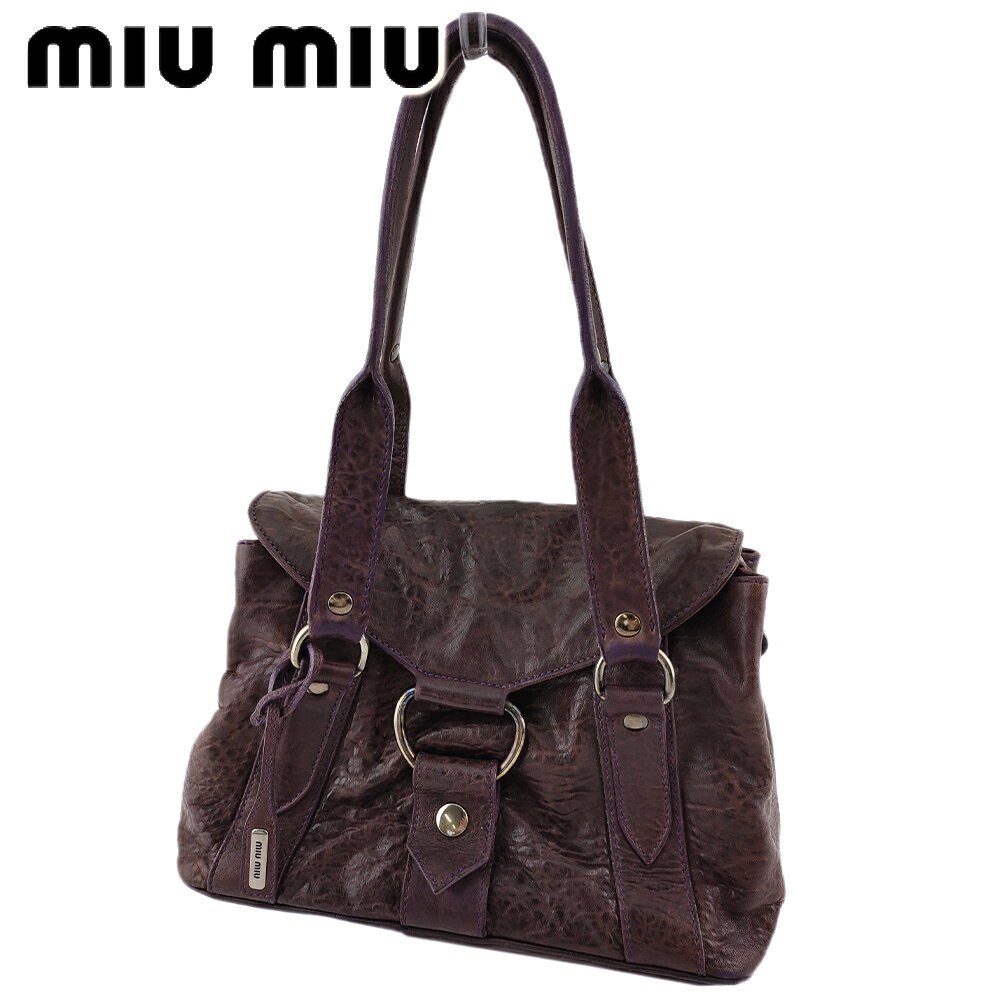 ڥץ󥰥30OFF š ߥ奦ߥ奦 ϥɥХå ȡȥХå Хå ǥ ץ졼ȥ㡼 ѡץ ֥å 쥶 miu miu T20927