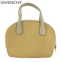 【春の大感謝祭 30％OFF】 【中古】 ジバンシィ ハンドバッグ バッグ レディース ベージュ ゴールド レザー GIVENCHY C4152