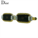 【スプリングセール】【中古】 ディオール カフス アクセサリー メンズ ゴールド×ブラック Dior T21134