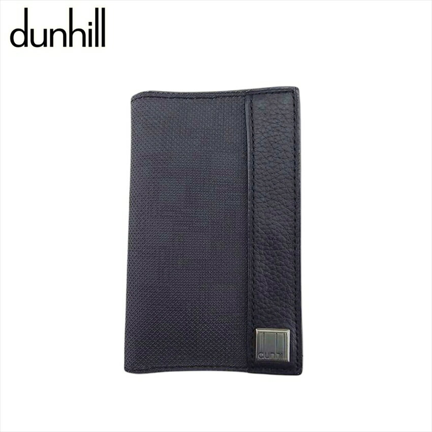 【スプリングセール】【中古】 ダンヒル キーケース 6連キーケース レディース メンズ グレー×ブラック PVC×レザー dunhill E16960