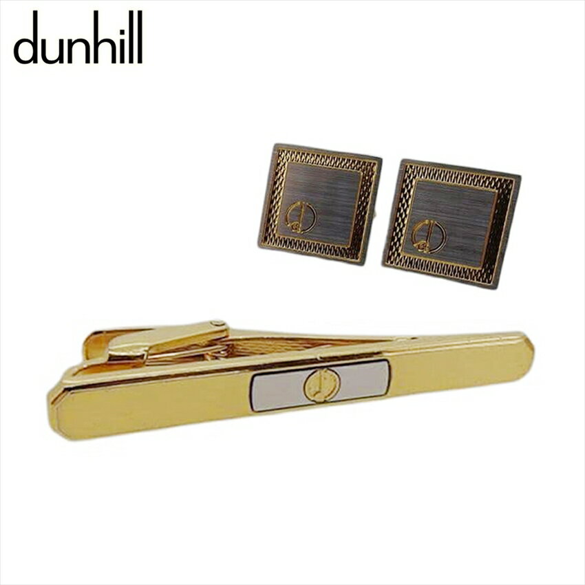 【ウィンターセール 30%OFF】【中古】 ダンヒル タイピン カフス メンズ シルバー×ゴールド dunhill E16976