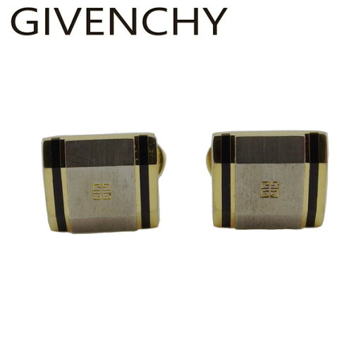 【中古】 ジバンシィ カフス カフリンクス メンズ ゴールド×ブラック ゴールド金具 GIVENCHY T24379 【中古】 ジバンシィ カフス カフリンクス メンズ ゴールド×ブラック ゴールド金具 GIVENCHY T24379