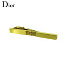 【スプリングセール】 【中古】 ディオール タイピン ネクタイピン メンズ ワニロ式 CDマーク ゴールド ゴールドメッキ Dior F1879