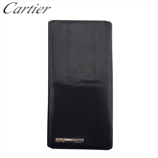 【スプリングセール】 【中古】 カルティエ 長財布 ファスナー付き 財布 メンズ サントス ブラック シルバー ゴールド レザー Cartier F1888 【スプリングセール】 【中古】 カルティエ 長財布 ファスナー付き 財布 メンズ サントス ブラック シルバー ゴールド レザー Cartier F1888