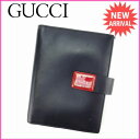 【冬SALE30%OFFクーポン】グッチ 手帳カバー カード入れ×4 アジェンダ ロゴ ブラック×レッド GUCCI 【グッチ】 T13875S 送料無料 【中古】