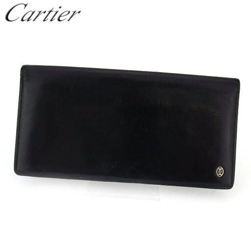 【スプリングセール】カルティエ 長札入れ 札入れ メンズ パシャ ブラック シルバー レザー Cartier 【カルティエ】 L3206S 【中古】 【スプリングセール】カルティエ 長札入れ 札入れ メンズ パシャ ブラック シルバー レザー Cartier 【カルティエ】 L3206S 【中古】