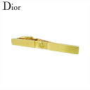 【スプリングセール】 ディオール タイピン ネクタイピン メンズ ワニロ式 ロゴ ゴールド ゴールド金具 Dior T21583