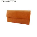 【スプリングセール】【中古】 ルイ ヴィトン 長財布 ファスナー付き 長財布 エピ マンダリン エピレザー LOUIS VUITTON T23412(4)
