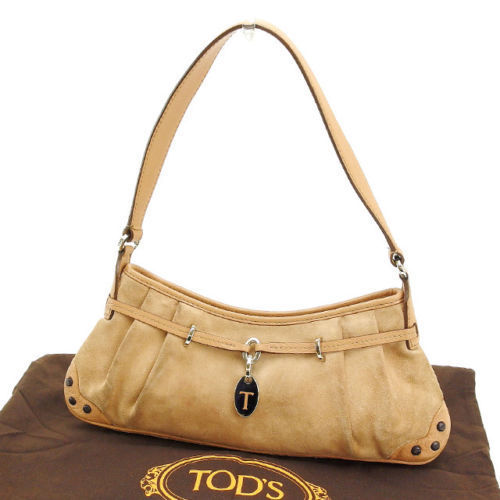 【スプリングセール30％OFF】トッズ ショルダーバッグ ワンショルダー ベージュ TOD'S 【トッズ】 B726S 【中古】