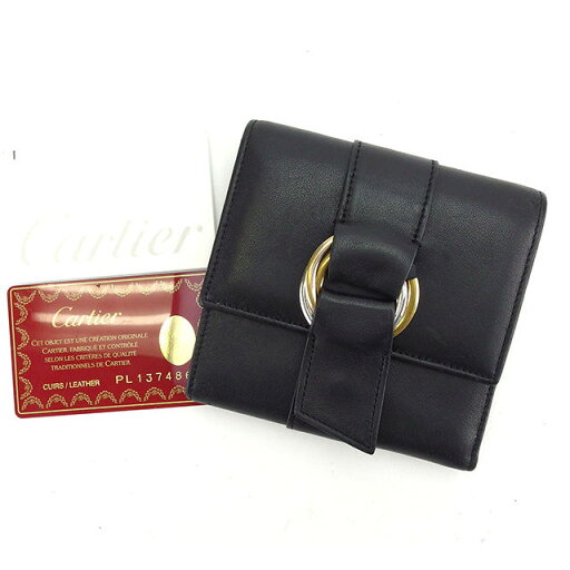 【スプリングセール】カルティエ 三つ折り財布 トリニティ ブラック×ゴールド×シルバー系 Cartier 三つ折りサイフ サイフ 財布 折りタタミ 三つ折り財布 財布 ユニセックス 小物 【カルティエ】 C2035 【中古】 【スプリングセール】カルティエ 三つ折り財布 トリニティ ブラック×ゴールド×シルバー系 Cartier 三つ折りサイフ サイフ 財布 折りタタミ 三つ折り財布 財布 ユニセックス 小物 【カルティエ】 C2035 【中古】