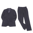【スプリングセール】バーバリー ブラックレーベル スーツ センタープレスパンツ テーラージャケット チェック ブラック BURBERRY BLACK LABEL...