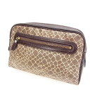 【スプリングセール】ニナリッチ クラッチバッグ ハンドバッグ ジラフ ブラウン NINA RICCI 【ニナリッチ】 C945S 【中古】