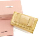 【スプリングセール】ミュウミュウ キーケース 6連キーケース エナメルレザーmiu miu レディース プレゼント 贈り物 オシャレ 大人 ファッション 【ミュ...