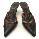 【スプリングセール】コールハーン ミュール レディース ♯5 1 2B・クロスデザイン ブラウン Cole Haan レディース プレゼント 贈り物 オシャレ ...