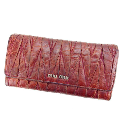 【スプリングセール】ミュウミュウ 長財布 ファスナー付き長財布 マテラッセ パープル×シルバー レザー miumiu 【ミュウミュウ】 L1088S 【中古】 【スプリングセール】ミュウミュウ 長財布 ファスナー付き長財布 マテラッセ パープル×シルバー レザー miumiu 【ミュウミュウ】 L1088S 【中古】