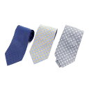 【スプリングセール】アクアスキュータム ネクタイ レギュラータイ ダイヤ柄 3点セット 絹 100%Aquascutum レディース プレゼント 贈り物 オシャ...