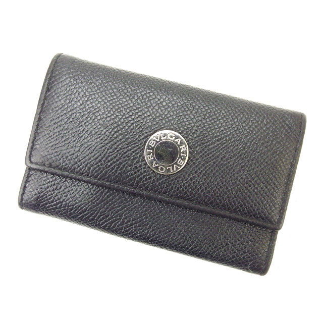 【スプリングセール30％OFF】ブルガリ キーケース ブラック BVLGARI 【ブルガリ】 M1274S 【中古】