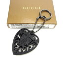 【スプリングセール30％OFF】グッチ キーリング ブラック GUCCI レディース プレゼント 贈り物 オシャレ 大人 ファッション 【グッチ】 M1338 【中古】