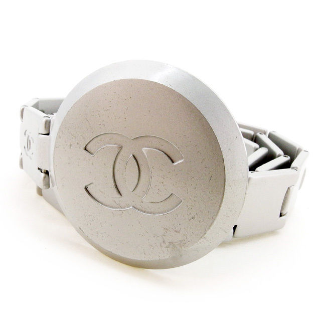 【スプリングセール】シャネル ベルト チェーンベルト ココマーク シルバー シルバーメタル CHANEL 【シャネル】 T2502S 【中古】