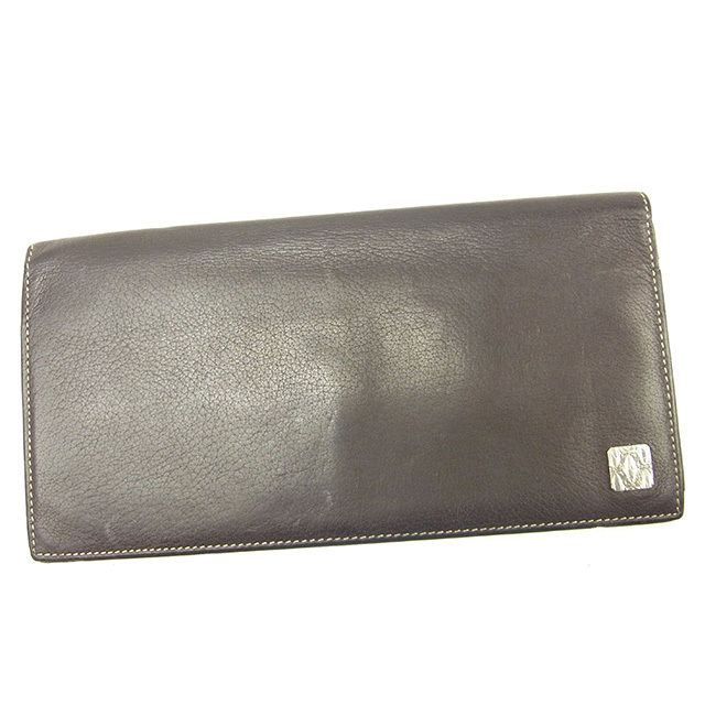 【スプリングセール】カルティエ 長財布 ファスナー付き長財布 ブラウン レザー Cartier 【カルティエ】 T471S 【中古】