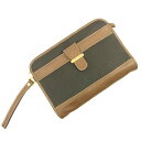 【スプリングセール】ダンヒル クラッチバッグ セカンドバッグ グレー×ブラウン レザー Dunhill セカンドバッグ バック ファッション 収納 バッグ 【ダ...